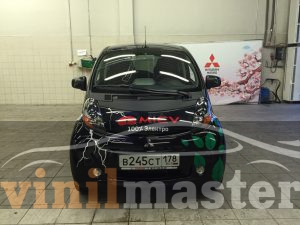 Оклейка электромобиля Mitsubishi I-Miev