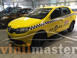 Оклейка Renault для форума Такси